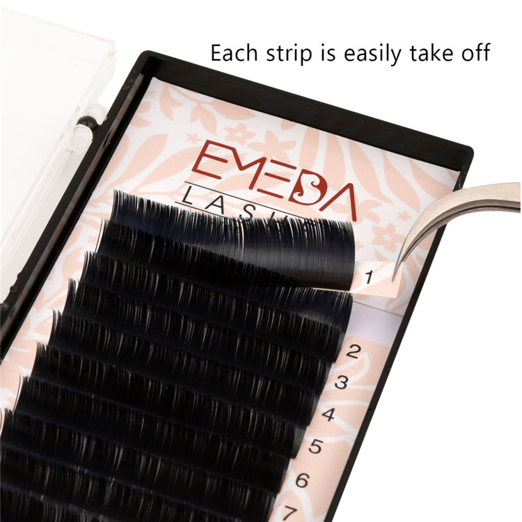 Private Label Ellipse Flat Eyelash Extensions Vendors